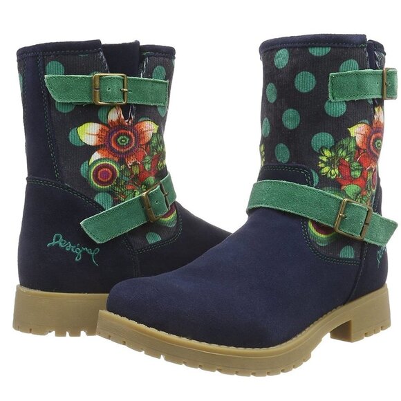 Desigual Girls Half Boots Mini Muriel 2 - Picture 1 of 8